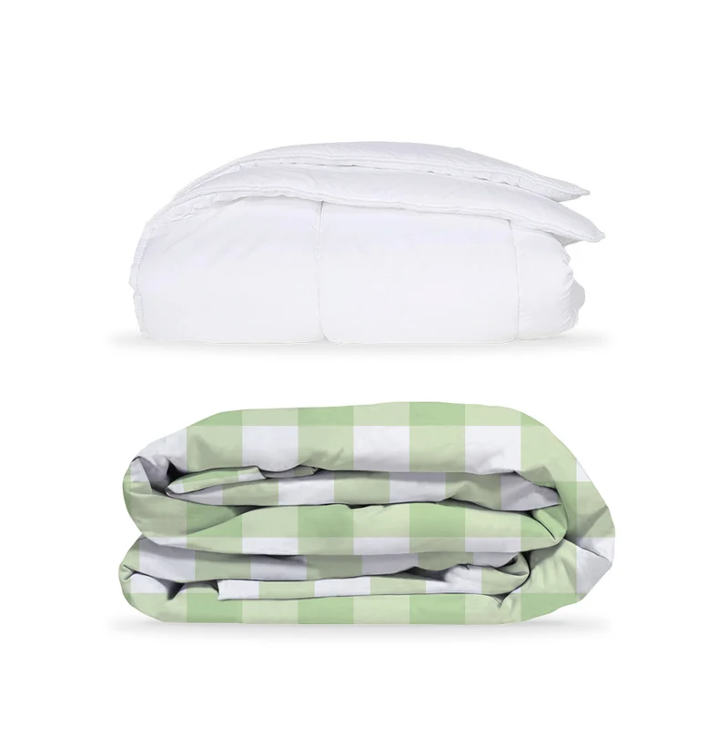 Pack Vichy M Verde Pistacho (Funda Nórdica+Relleno)