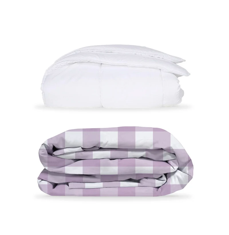 Pack Vichy Malva (Funda Nórdica+Relleno)