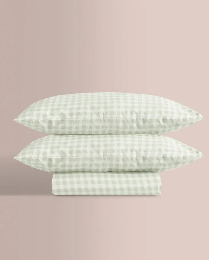 Dúo Nórdico Don Algodon Elia Verde - Funda Nórdica + Funda Almohada