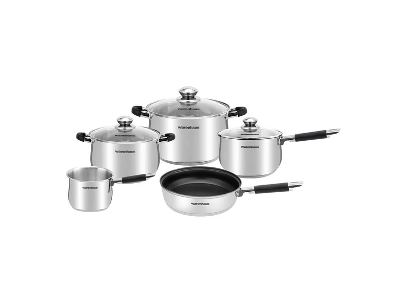 Set de Cocina Inducción Esfera Inox 8 Piezas Warenhaus