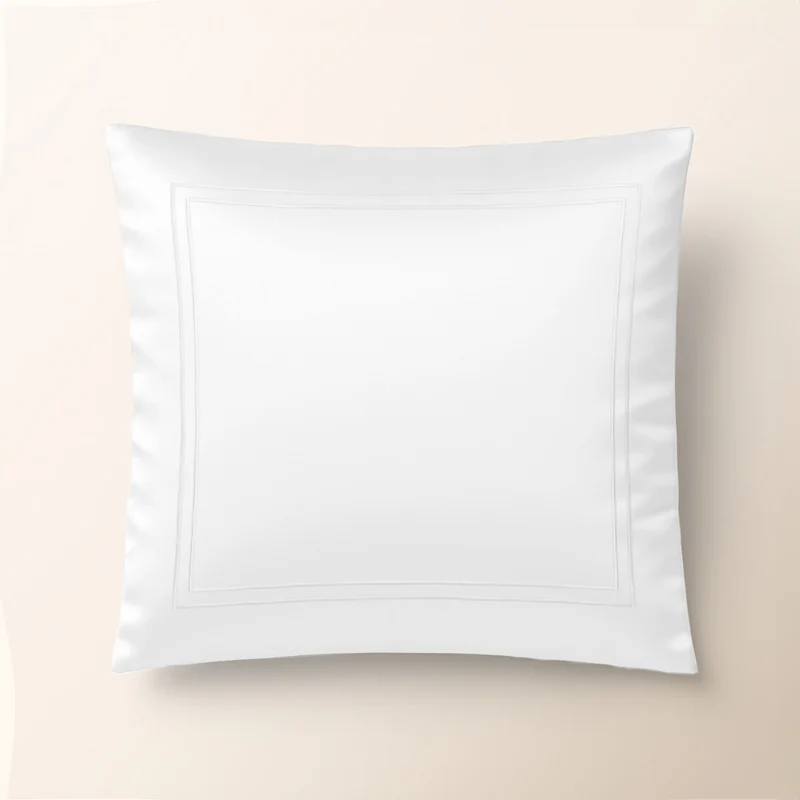 Funda de Cojín Royal Blanco Satén 300 Hilos