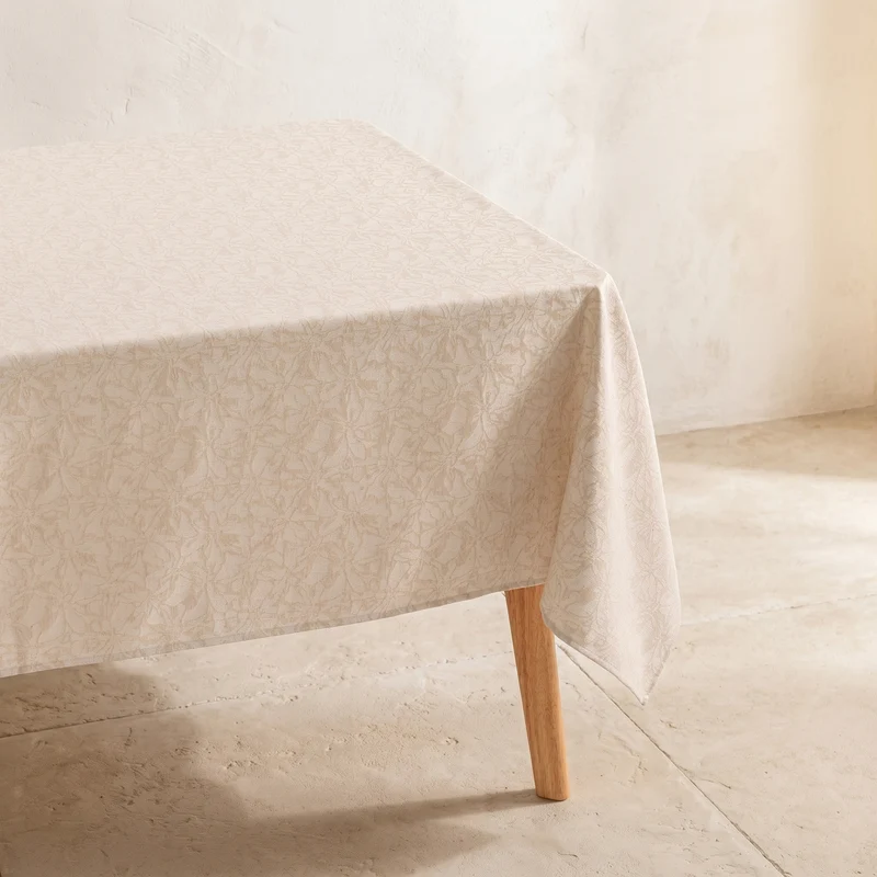 MANTEL ANTIMANCHAS FLORAL