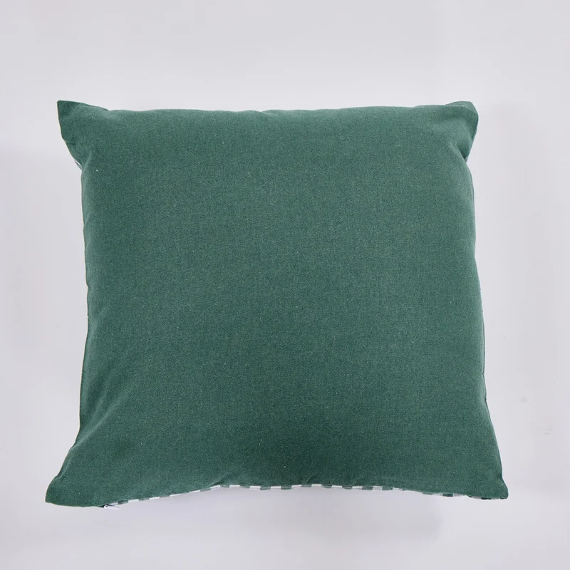 Funda de cojín cotton 45x45 verde