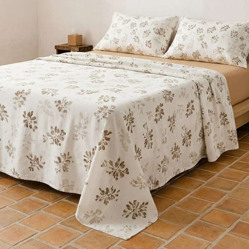 JUEGO DE SÁBANAS FLORAL