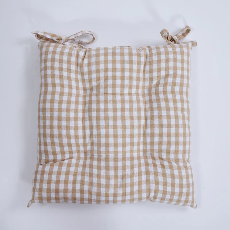 Tapeta silla cotton cuadro vichy beige