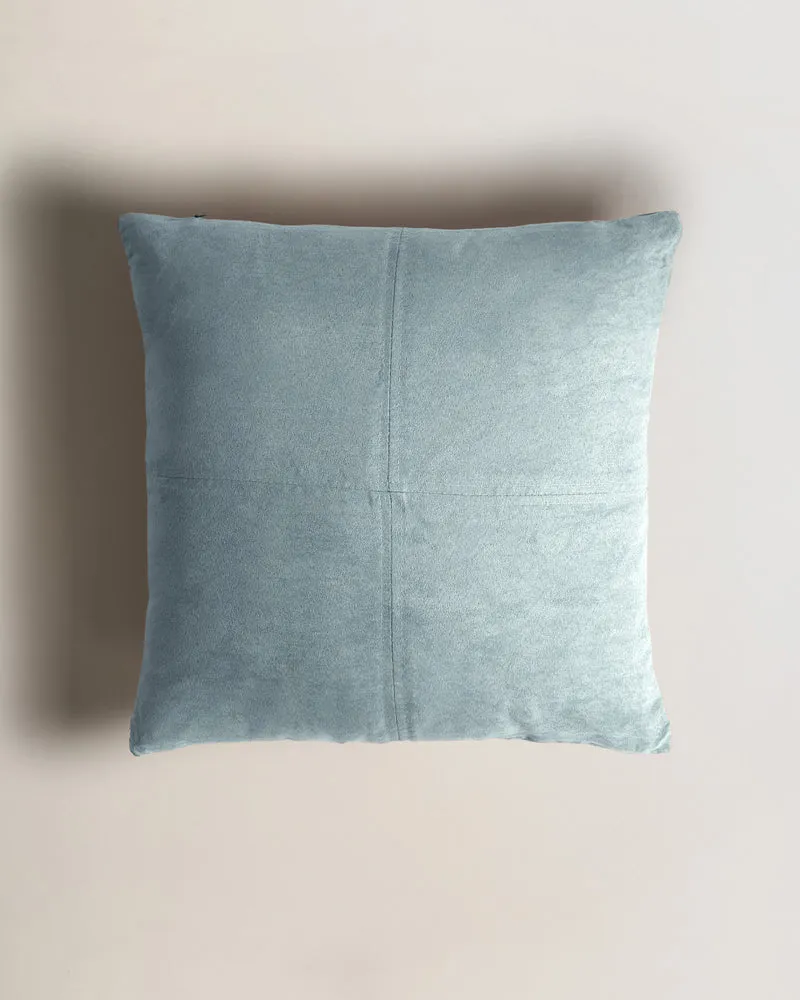 Cojín ante algodón azul keike