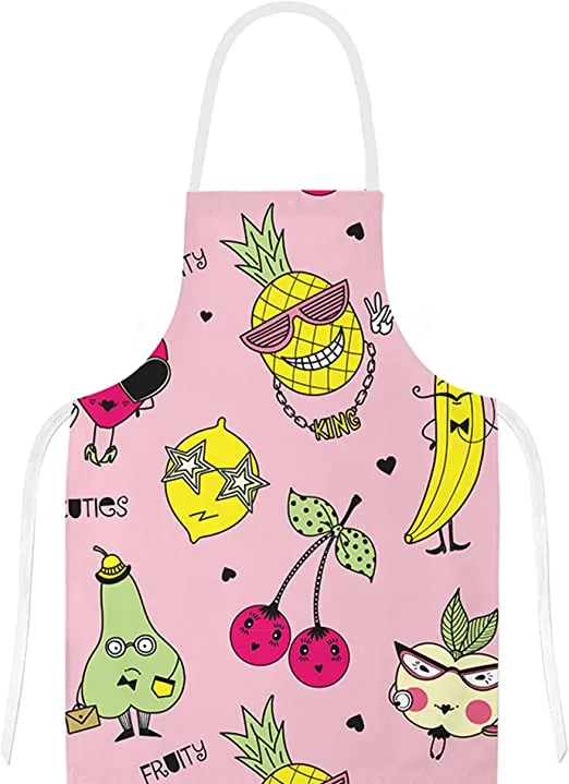 Delantal Niño, Delantal Ajustable para Niñas Niños, Delantales de Cocina para Cocinar Hornear Pintar