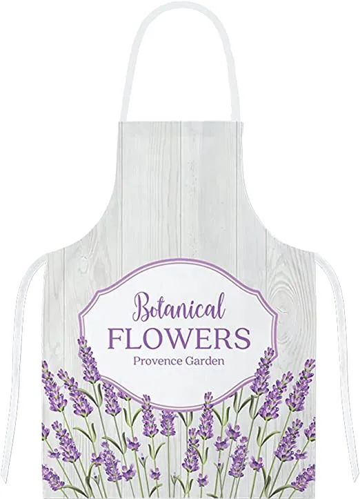 Delantales de Cocina , Ajustable Delantal Unisexo Adultos Delantales de Cocinero para Chef Jardinería Cafetería Barbacoa Pintar Hornear