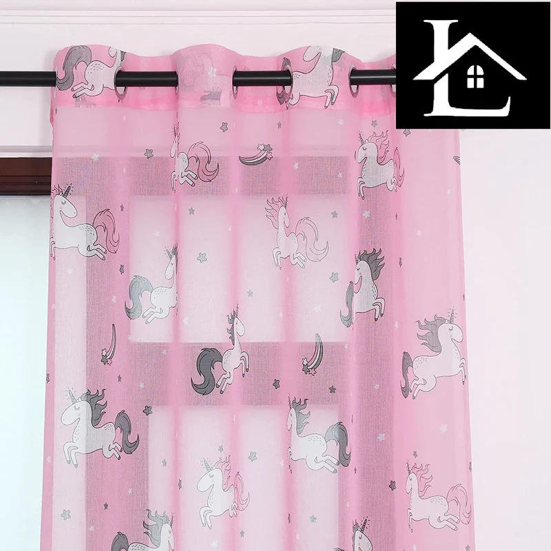 Cortinas Infantiles Niño Translucido Dos Paneles de 140x260cm- Cortinas Juveniles Animales para Habitación Sala de Estar 2 Piezas Patrón de Dinosaurio