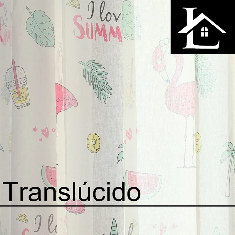 Cortinas Infantiles Niño Translucido Dos Paneles de 140x260cm- Cortinas Juveniles Animales para Habitación Sala de Estar 2 Piezas Patrón de Dinosaurio