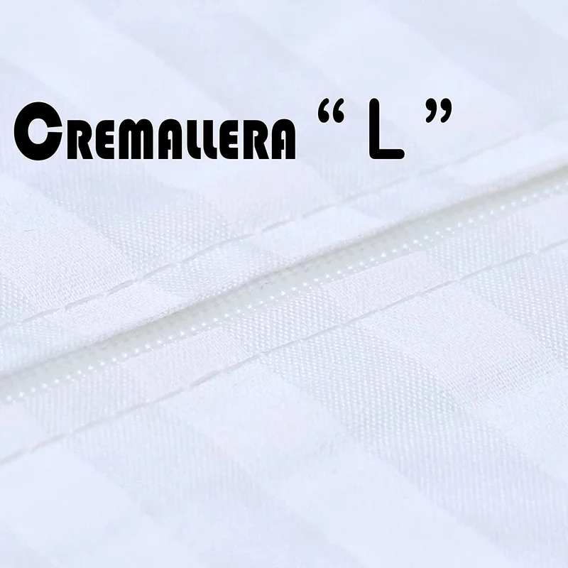 Funda de Colchón con Cremallera,Funda de Colchón con Cremallera Tejido de poliéster sin elástico