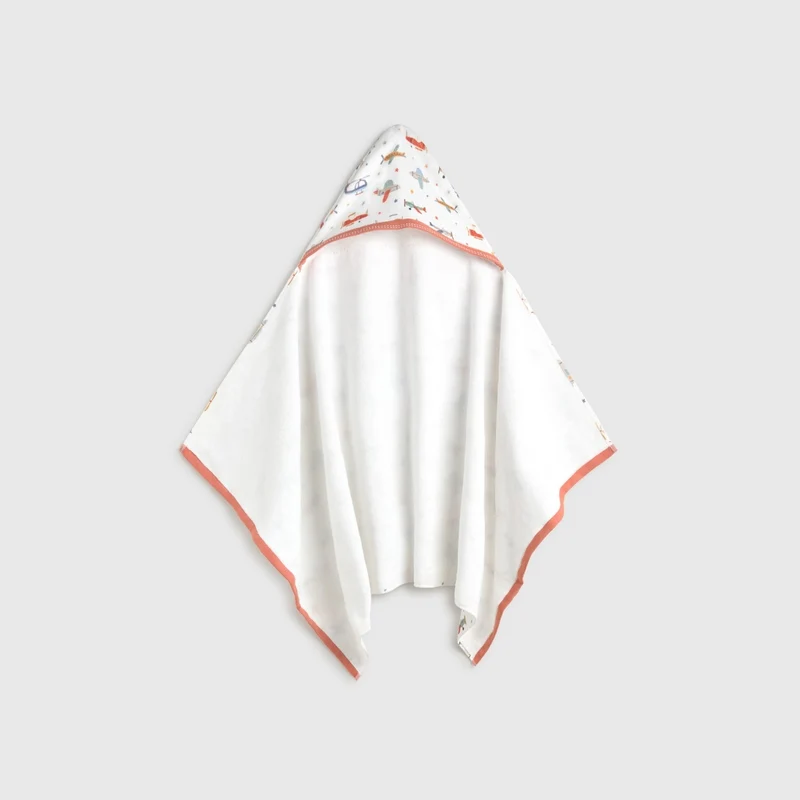 Toalla poncho algodón aviones Trelo