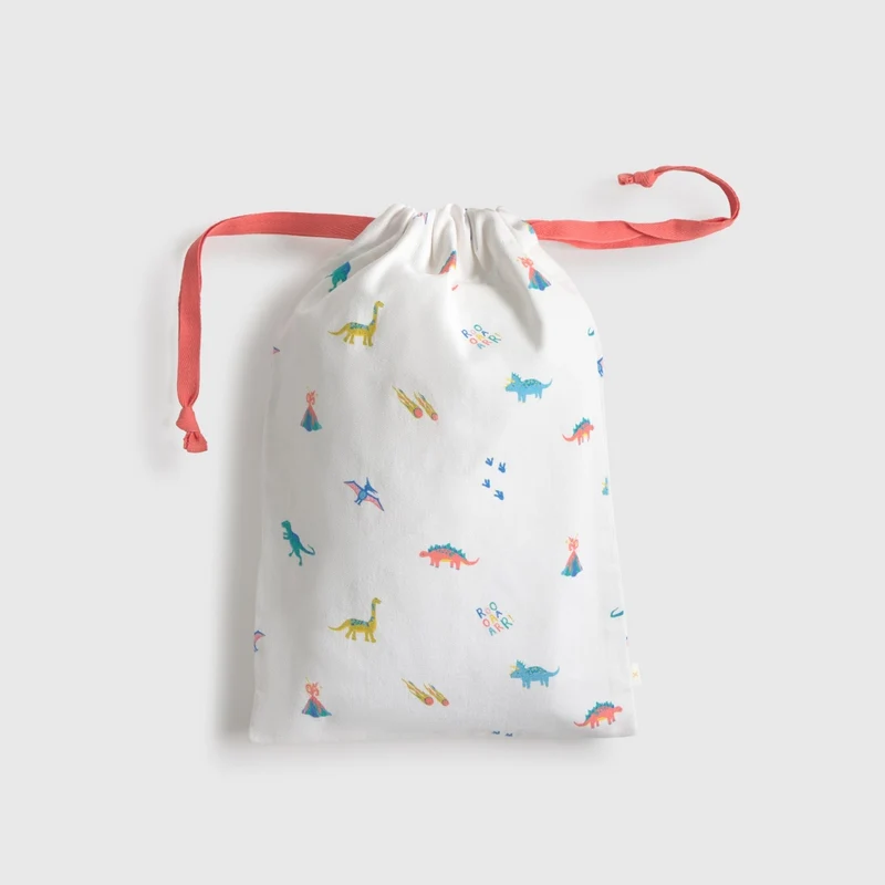 Bolsa algodón dinosaurios Duno
