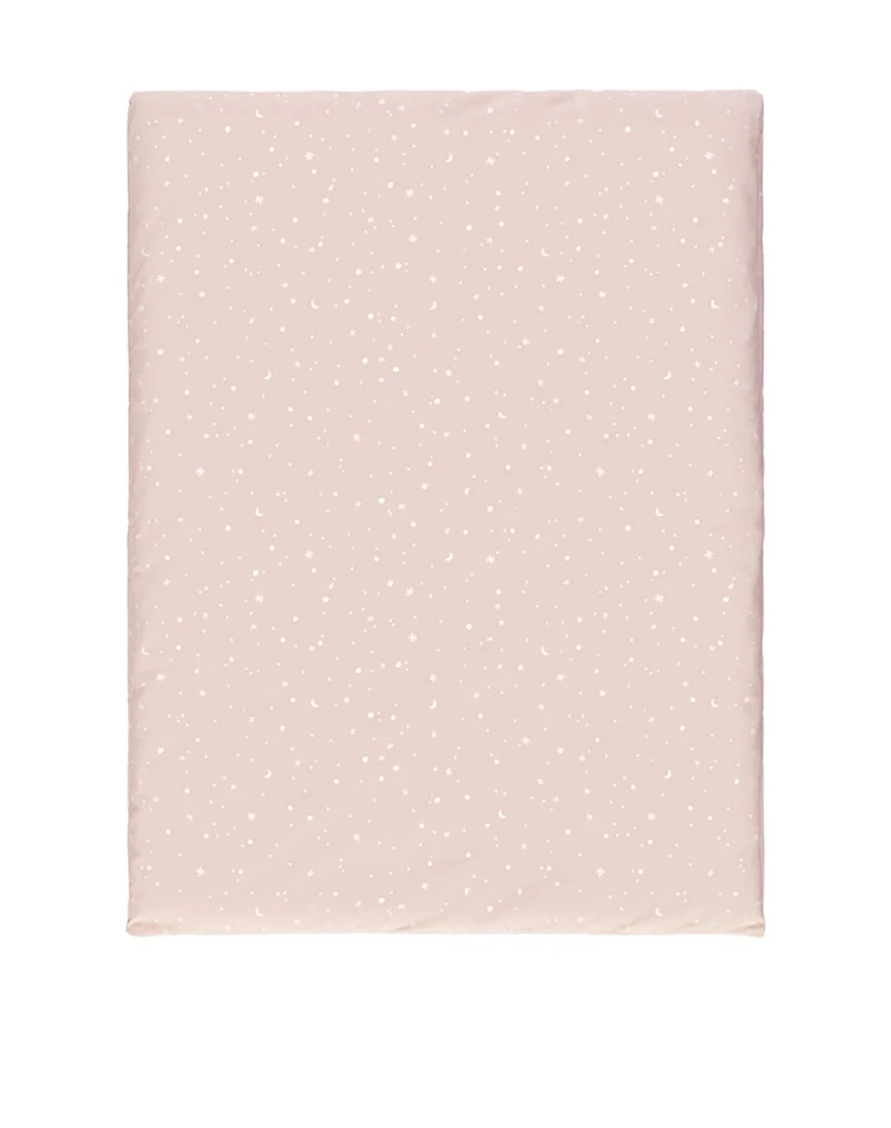 Colcha minicuna - COSMOS ROSA