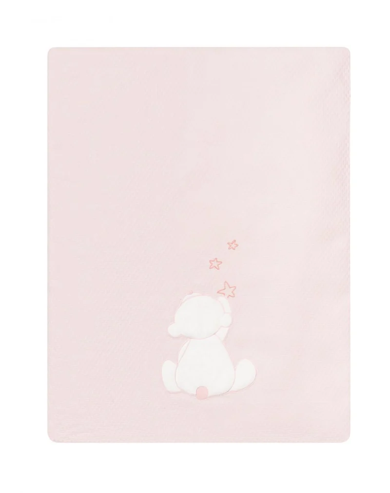 Colcha minicuna - TEDDY ROSA