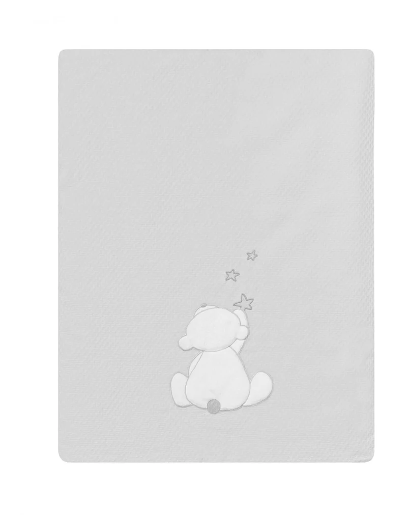 Colcha minicuna - TEDDY GRIS