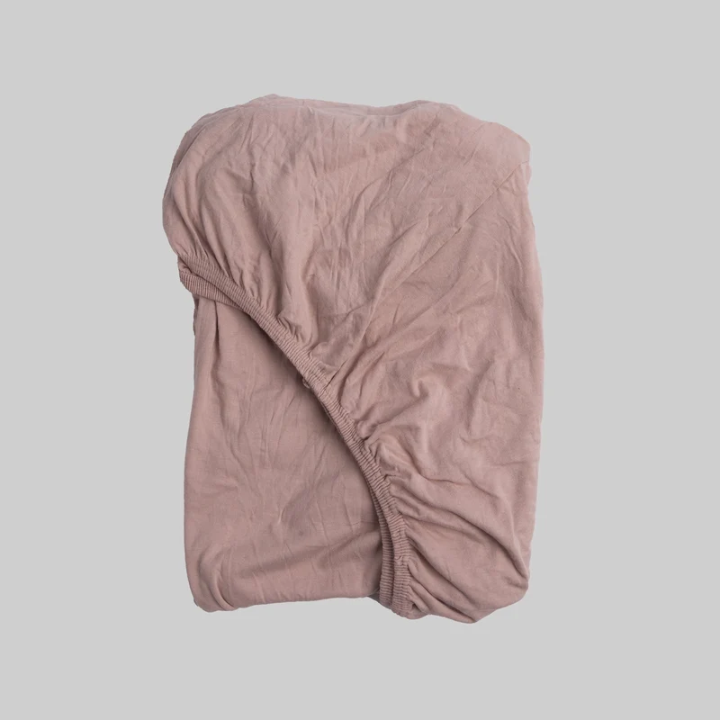 Sabana Bajera Don Algodon Jersey Rosa Palo