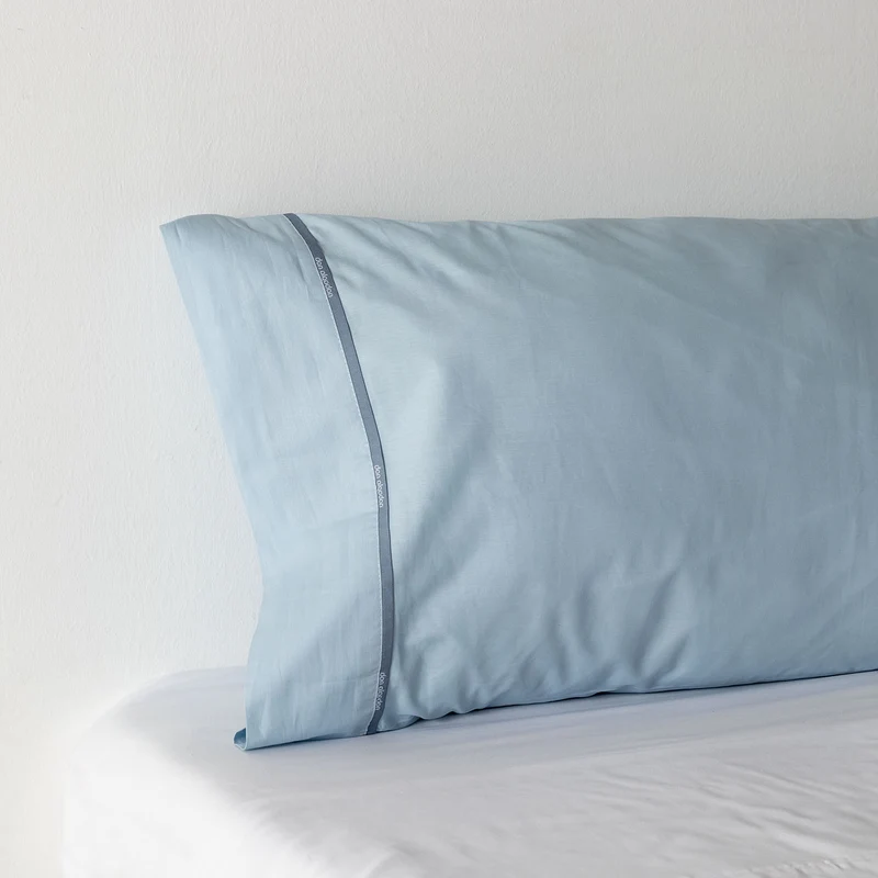 Funda de Almohada Don Algodon Percal Cielo