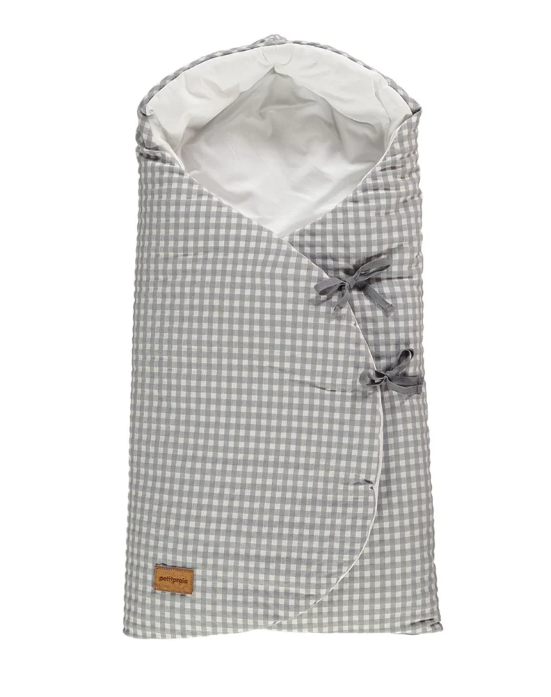Saco capazo MIMO - CHECKS GRIS