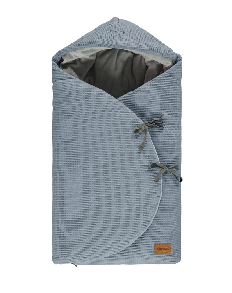 Saco capazo MOON - WAFFLE AZUL