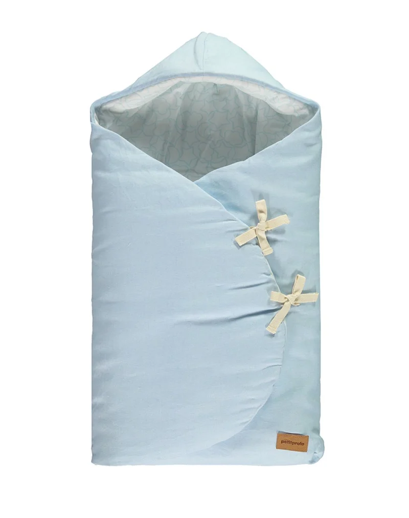 Saco capazo MOON - LINO CELESTE