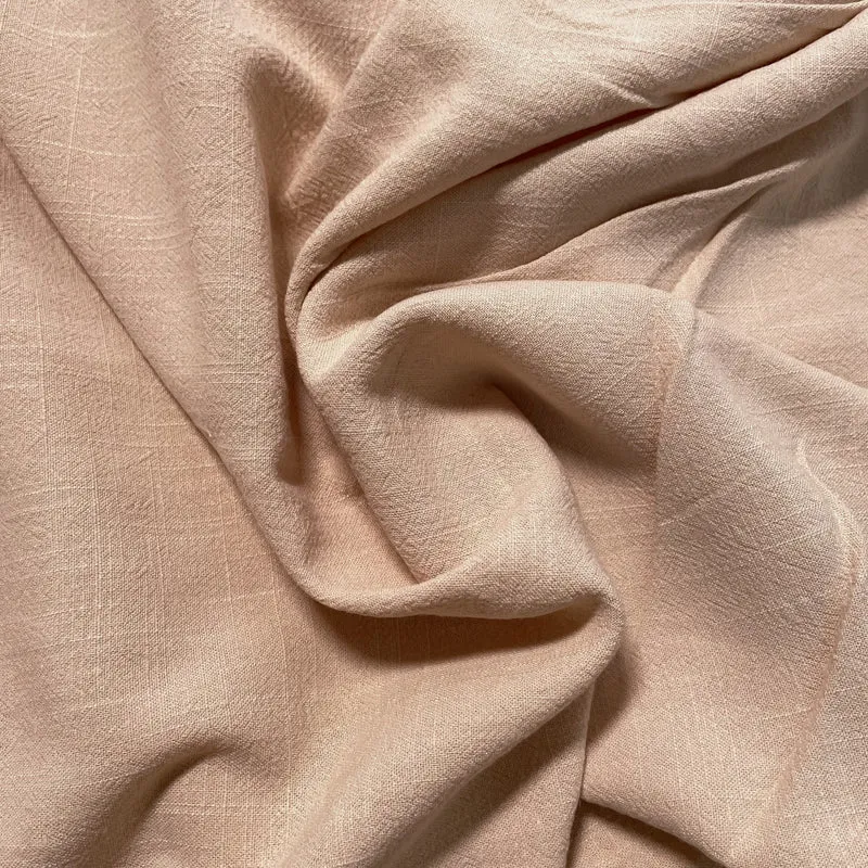 Tela de Viscosa y Lino 210g/m² 1.37m de ancho - Beige