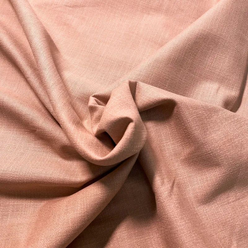 Tela de Lino Elástico - Rosa Viejo