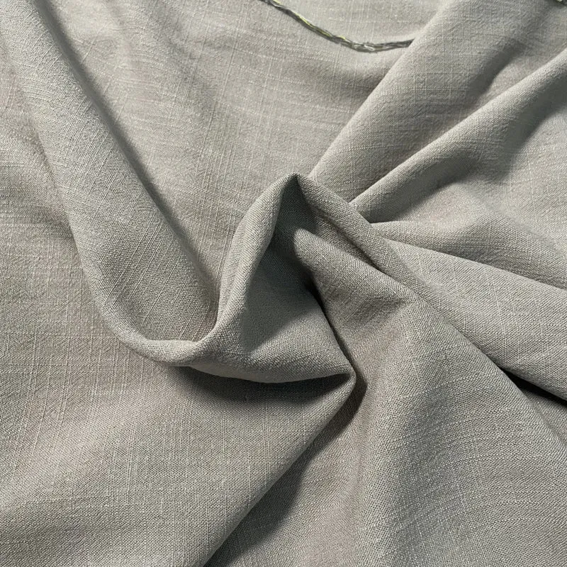 Tejido de Viscosa y Lino 230g/m² 1,35m ancho | Gris Claro