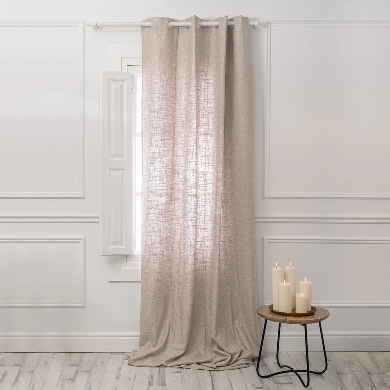 Basic Cortina lino 140x280 cm Natural