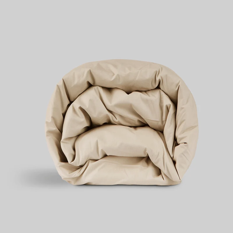 Funda Nórdica Don Algodon Percal 180 Hilos Beige