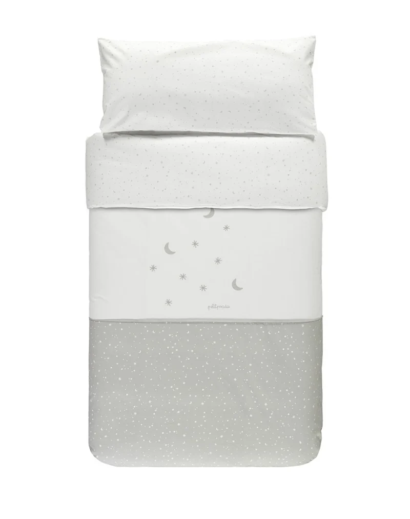 Funda nórdica cuna - COSMOS GRIS