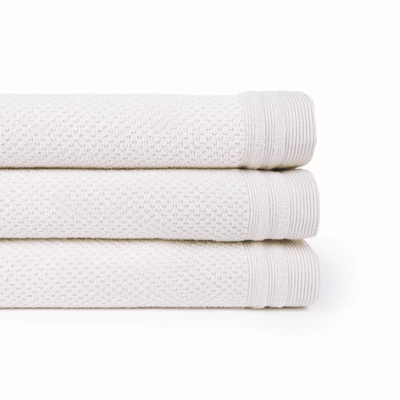 Toalla de Baño Grande de Algodón 500g | DUNA | 100x150 Blanca