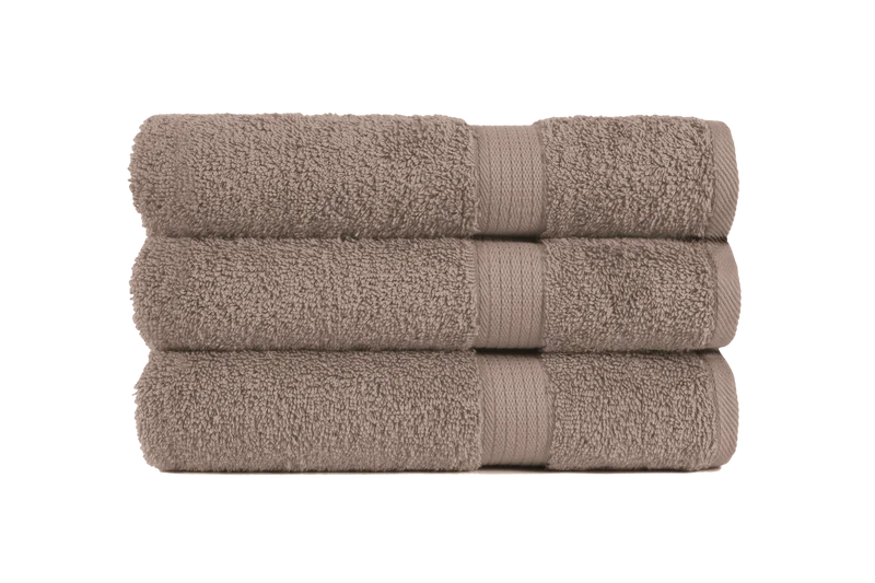 Toalla de Mano 600g 50x100 | LUZOR | Toalla de Algodón Marrón