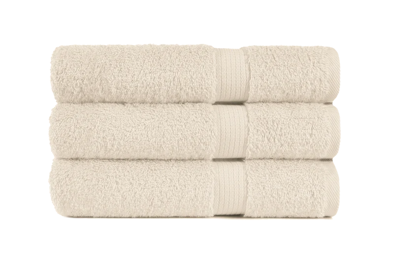Toalla de Baño Grande 600g 85x160 | LUZOR | Toalla de Algodón Crudo