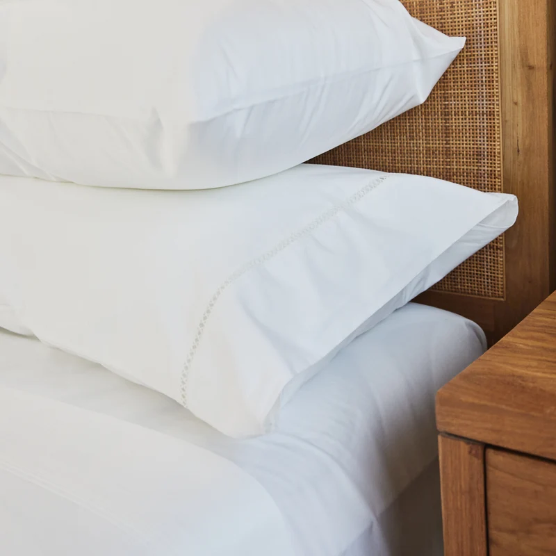 Funda De Almohada Vainilla 230 hilos X 2