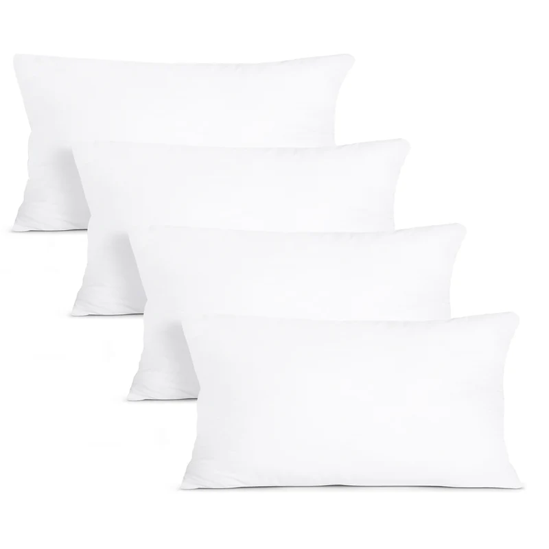 Relleno de cojín de fibra hueca de alta recuperación - Pack 4 rellenos - 50x70 cm
