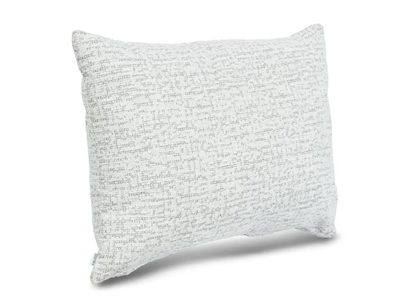 Cojin Lumbar Poliester Luxury Blanco Gris