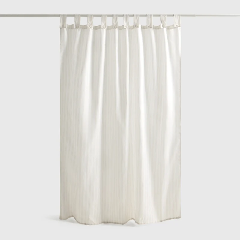Cortina de baño estampado rayas Reti