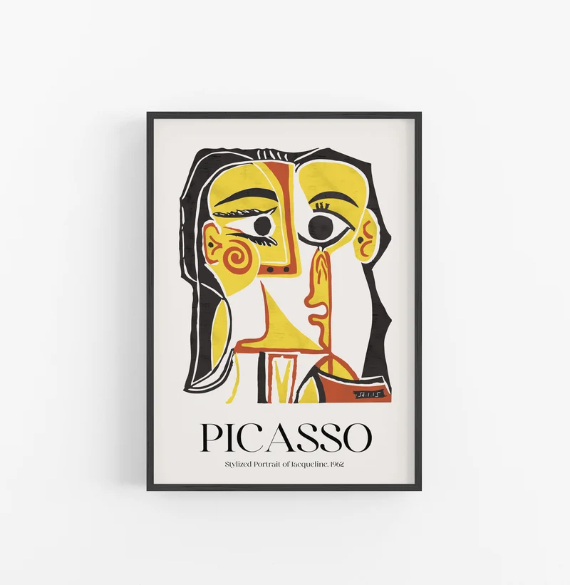 Cuadro Picasso Stylized Portrait Of Jaqueline