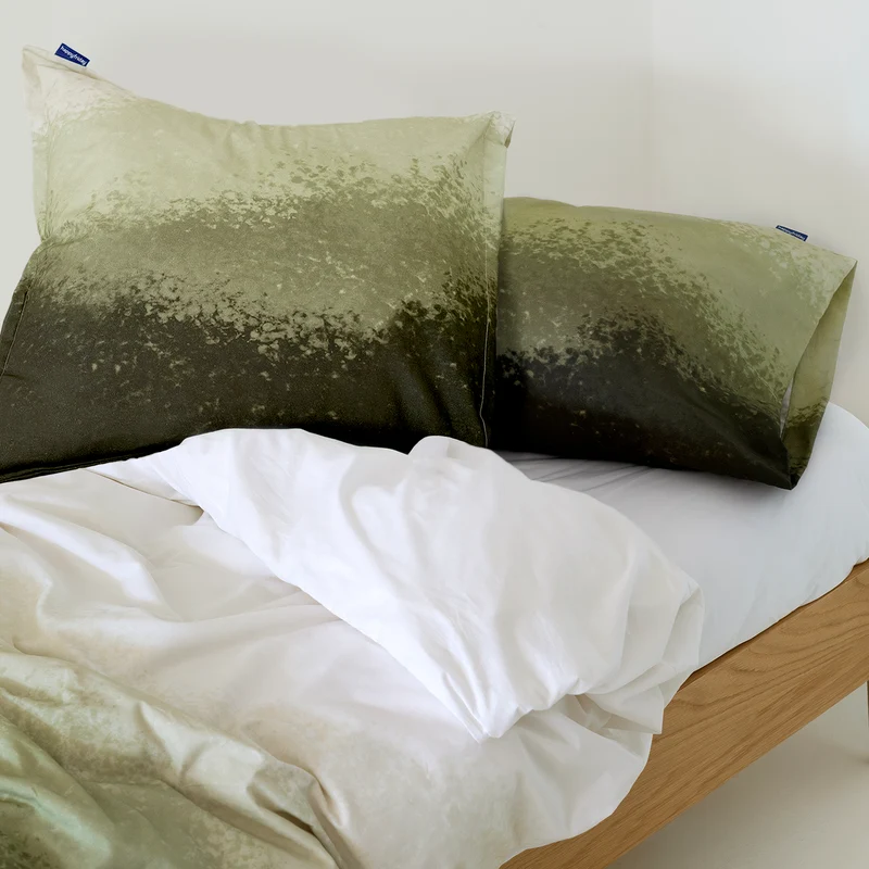 Nightfall Funda de almohada Verde oliva