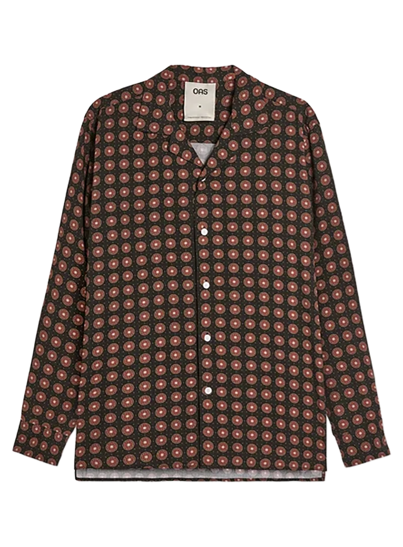 Camisa Coffee Lumo Viscose Long Sleeve