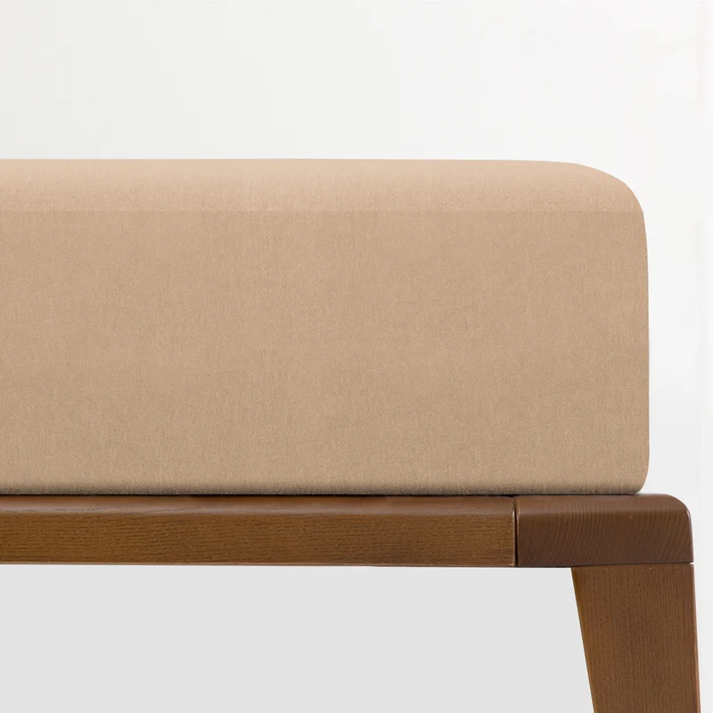 Sábana Bajera de Franela con Elástico 180x200 | CHARM | Beige Arena Cama King