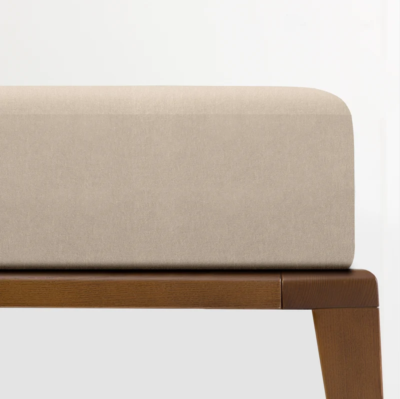 Sábana Bajera de Franela con Elástico 140x200 | CHARM | Beige Cama Doble