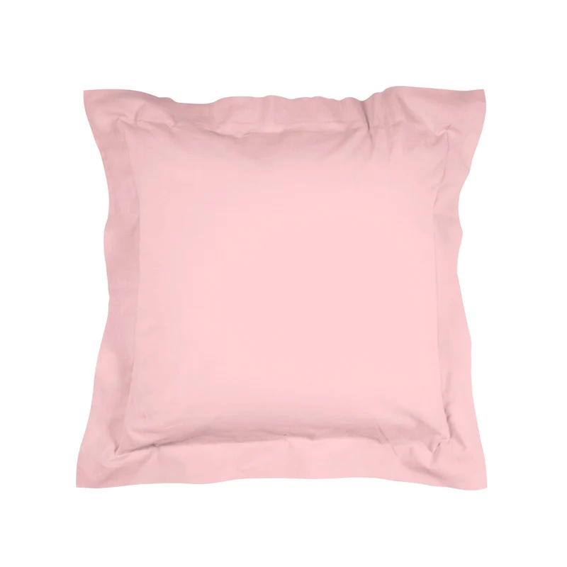 Funda cuadrante Algodón Percal de 200 hilos Rosa Palo