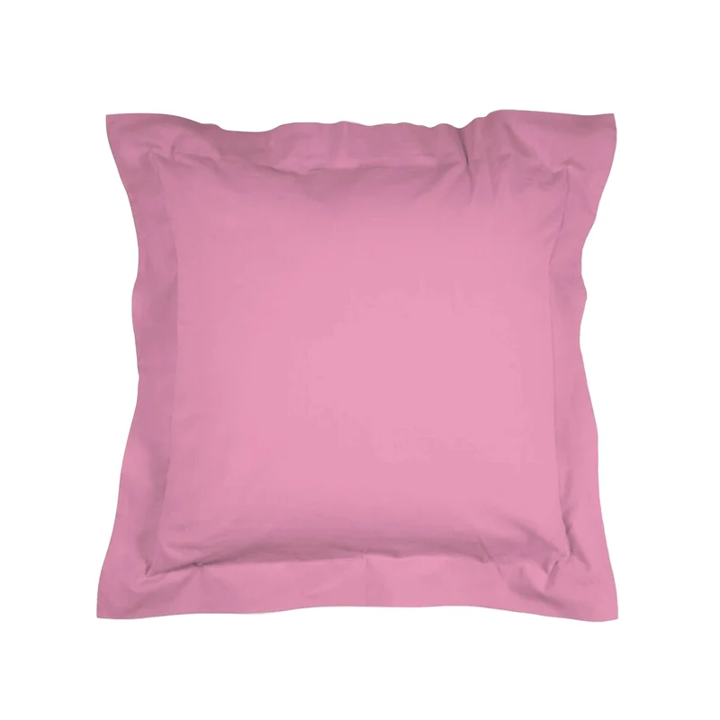 Funda cuadrante Algodón Percal de 200 hilos Rosa Chicle