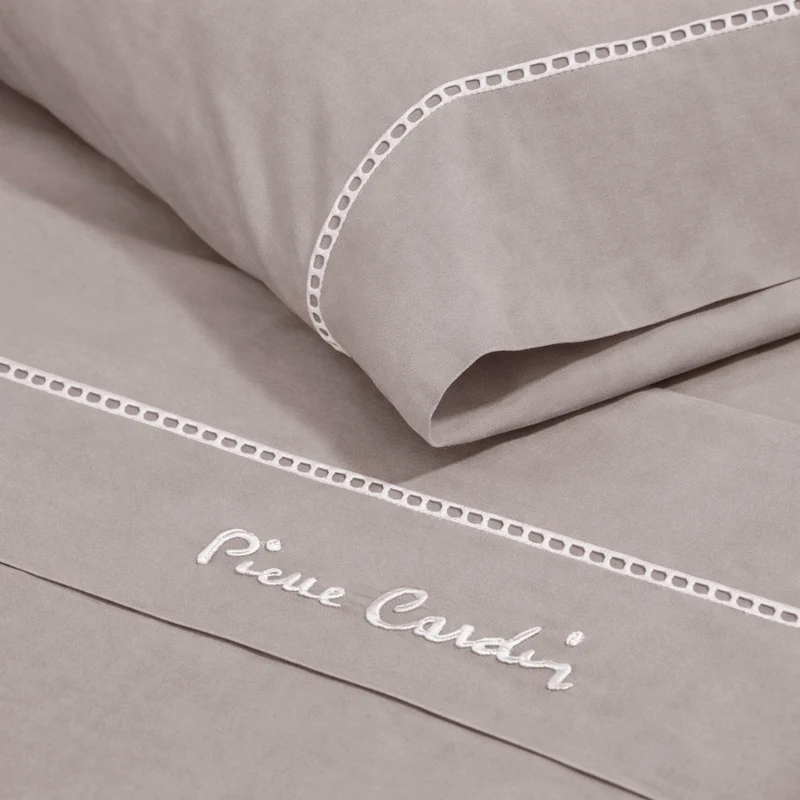 Juego de sábanas Arcadia Gris · Pierre Cardin