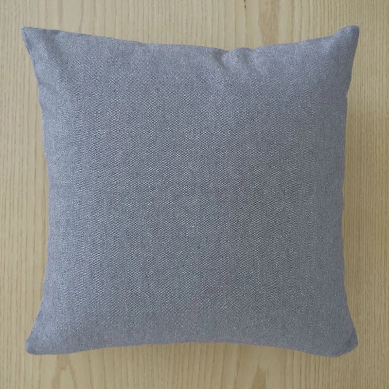 Funda de cojín cotton 45x45 gris 5062