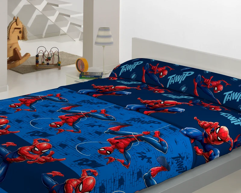 Juego de sábanas coralina Spiderman