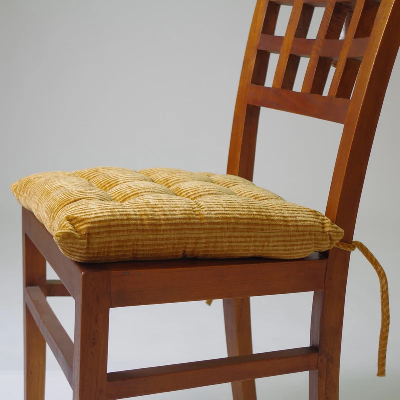 Tapeta silla velour texturado mostaza 10