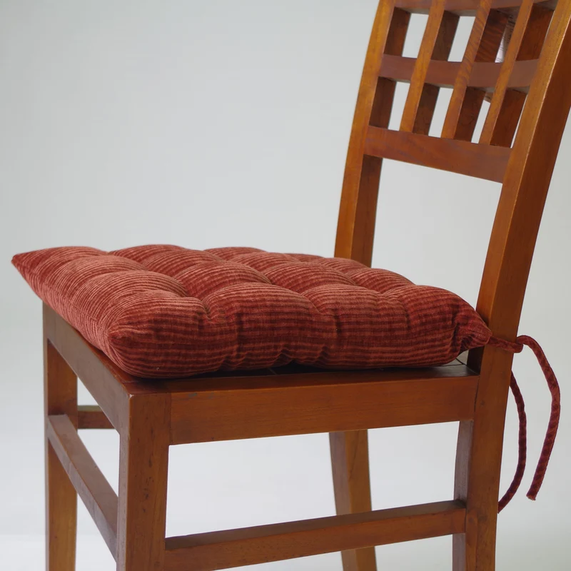 Tapeta silla velour texturado teja 13